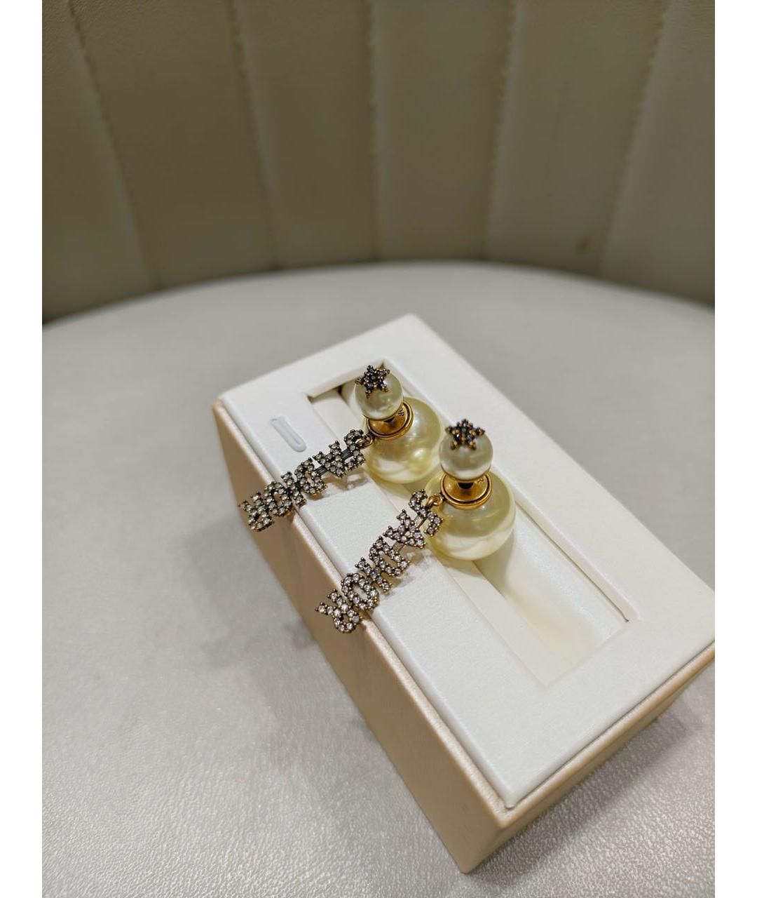 CHRISTIAN DIOR Золотые серьги, фото 2