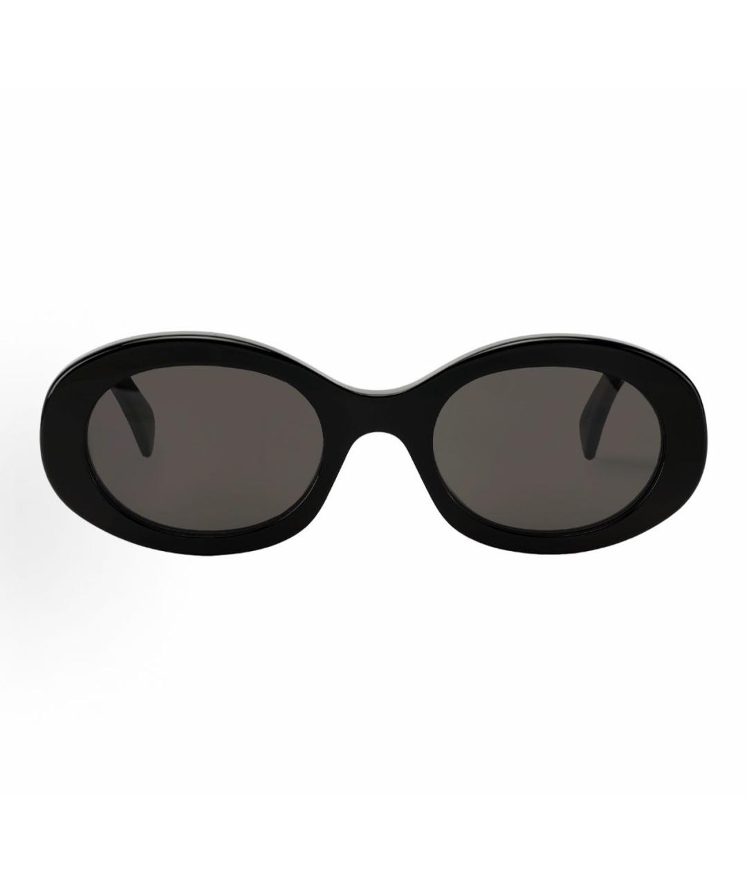 CELINE Черные пластиковые солнцезащитные очки, фото 3