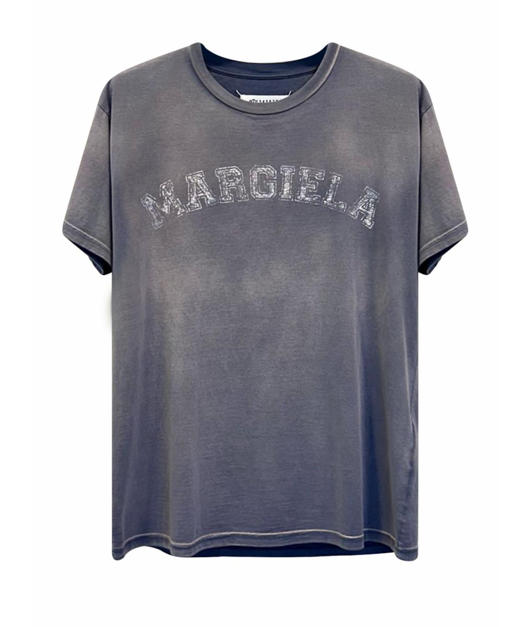 MAISON MARGIELA Фиолетовая хлопковая футболка, фото 1