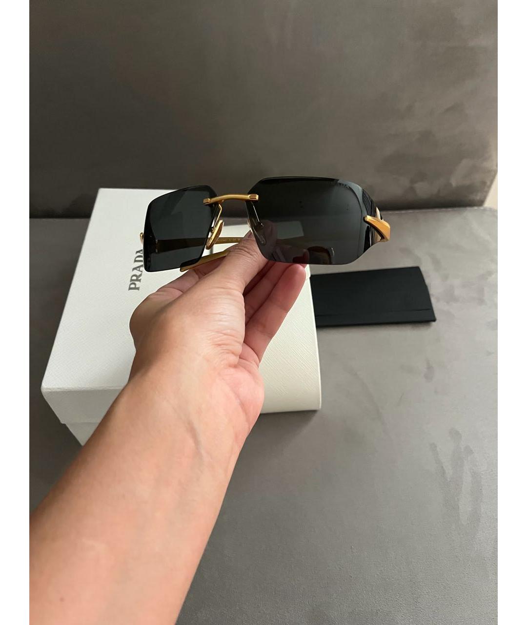 PRADA Металлические солнцезащитные очки, фото 4