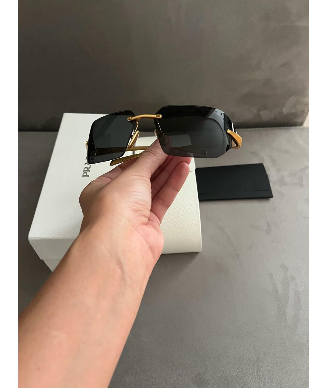 PRADA Металлические солнцезащитные очки, фото 6