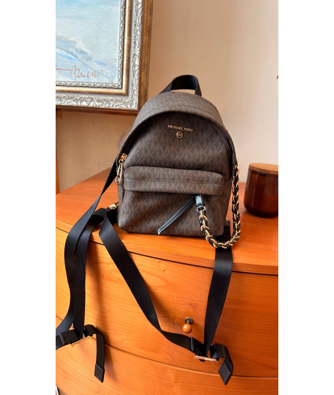 MICHAEL KORS Коричневый рюкзак, фото 5