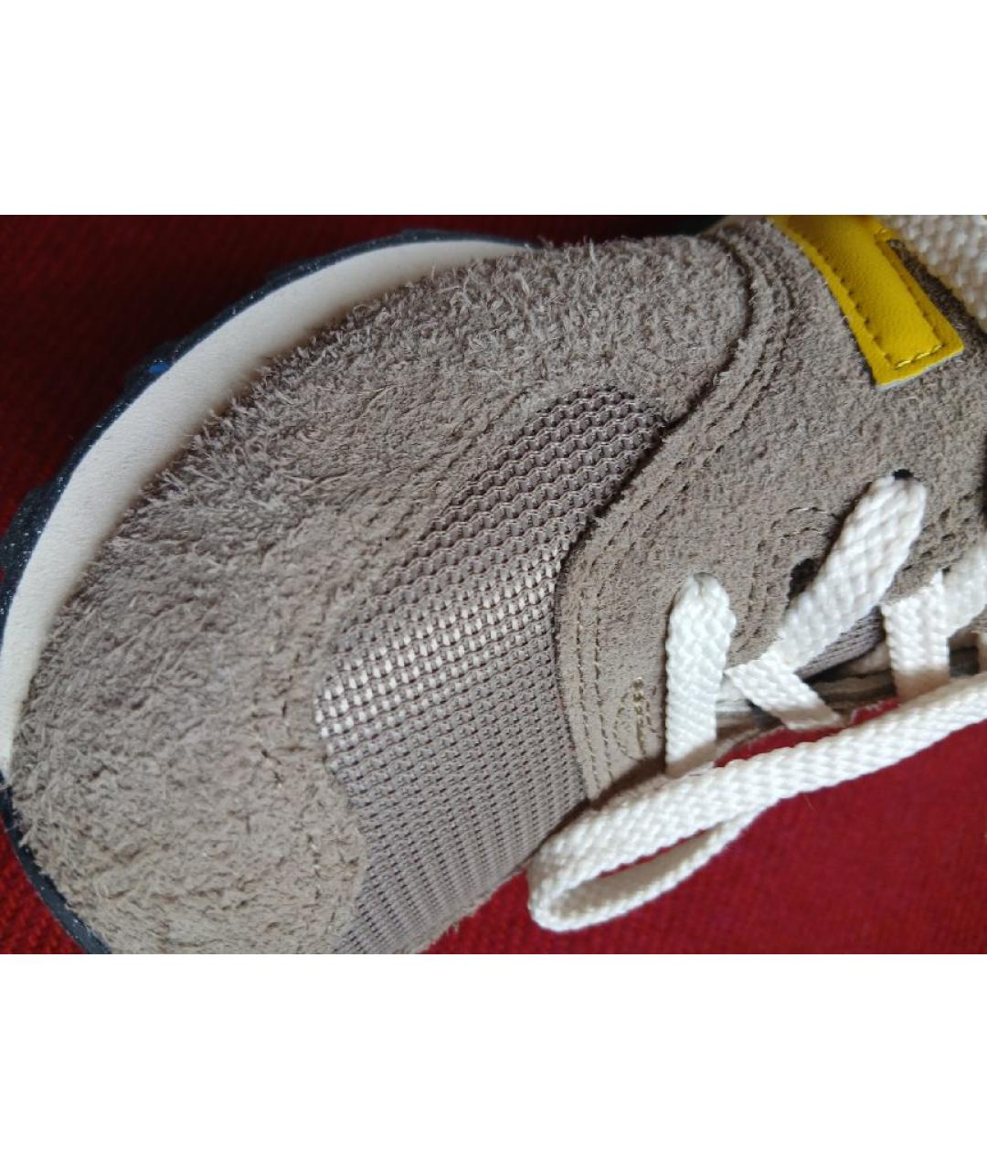 NEW BALANCE Бежевые кожаные кроссовки, фото 7