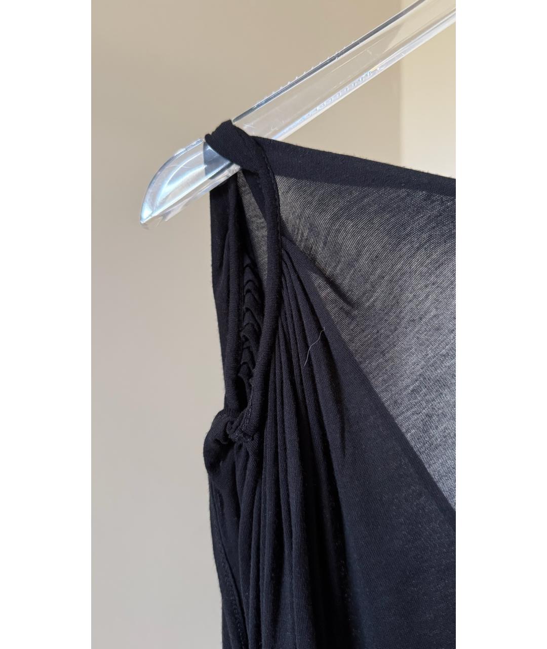 RICK OWENS Черная майка, фото 3