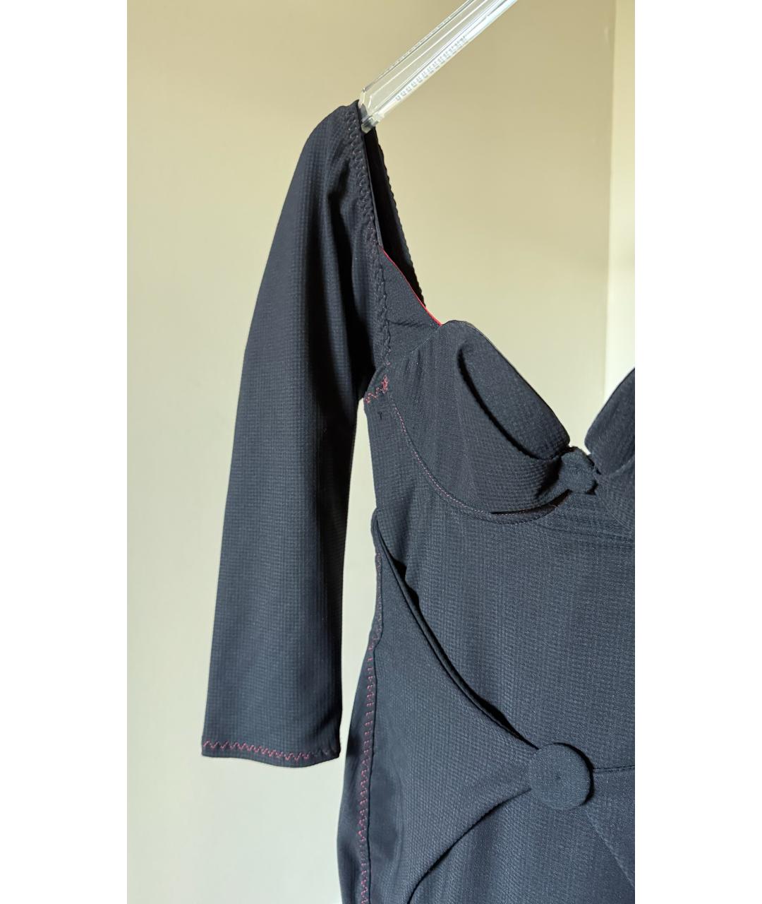 AGENT PROVOCATEUR Черное вечернее платье, фото 3