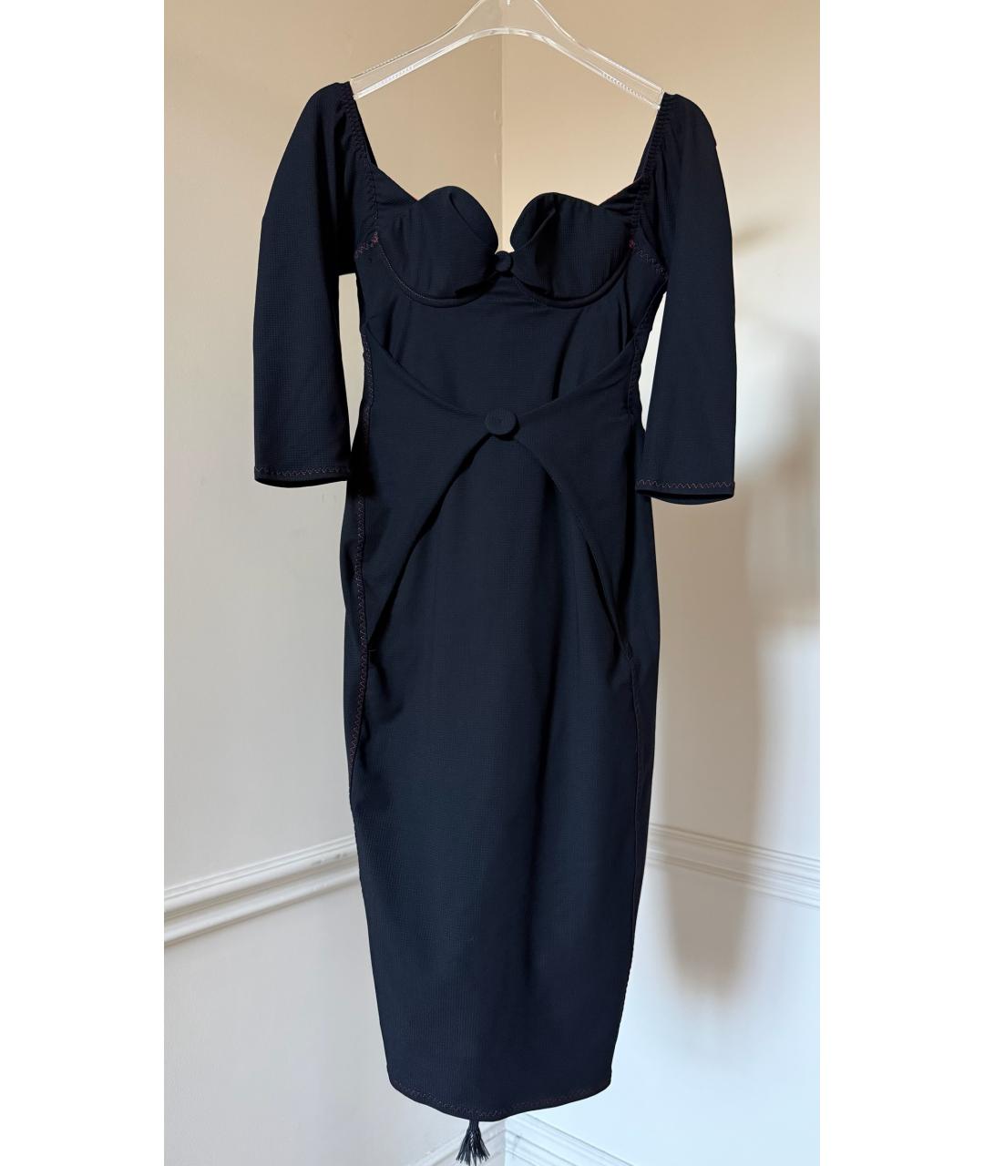 AGENT PROVOCATEUR Черное вечернее платье, фото 6