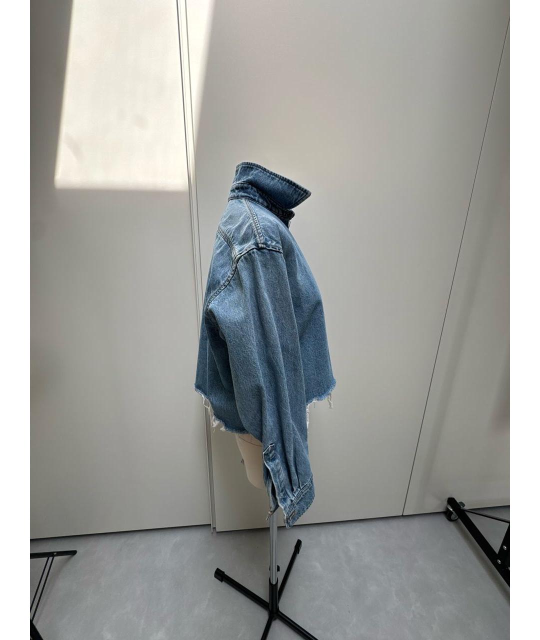 MIU MIU Голубая деним куртка, фото 3