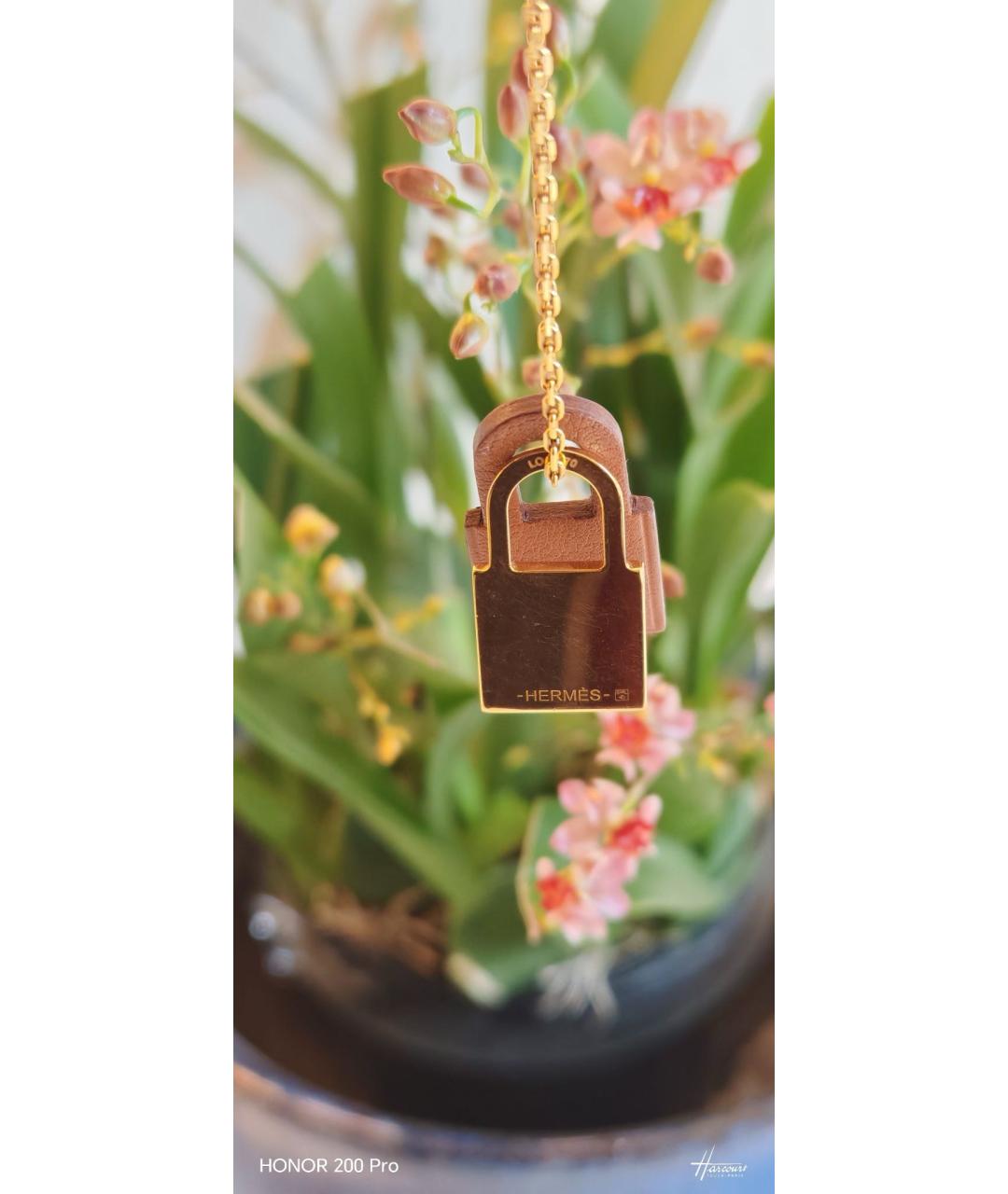 HERMES Золотое колье, фото 7