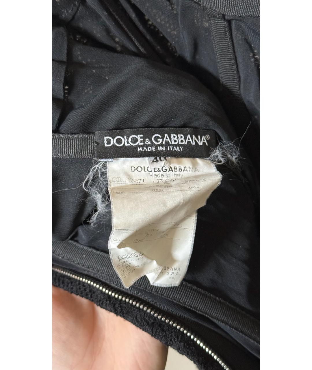 DOLCE&GABBANA Черное вечернее платье, фото 6