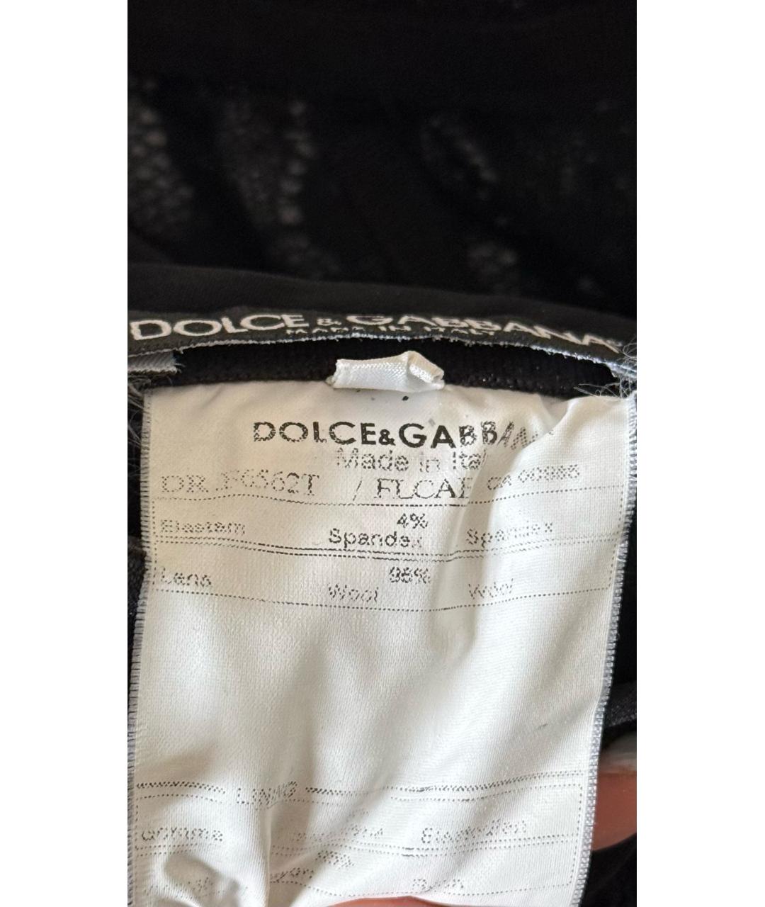 DOLCE&GABBANA Черное вечернее платье, фото 7