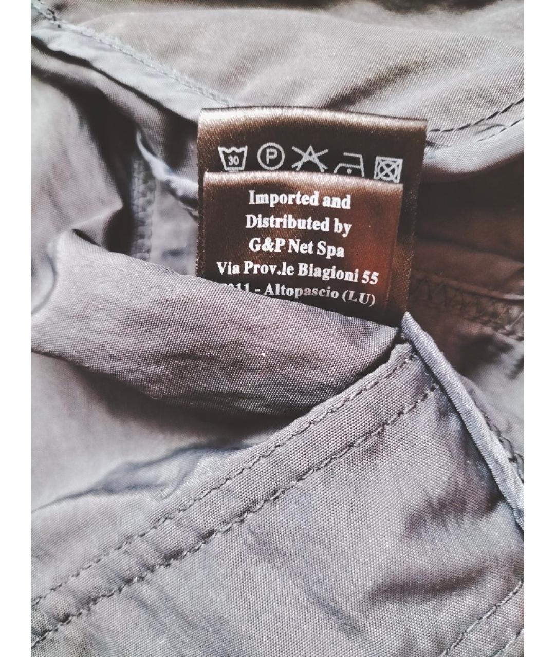 PEUTEREY Серая полиамидовая куртка, фото 5