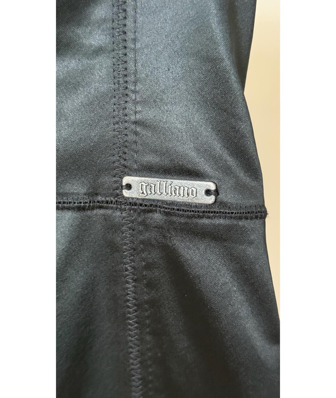 JOHN GALLIANO Черное вечернее платье, фото 3