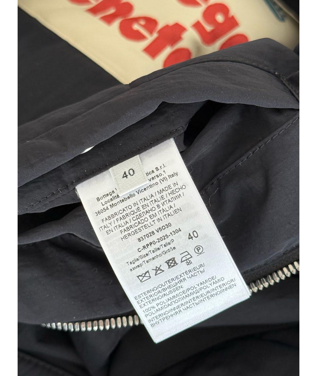 BOTTEGA VENETA Черная полиэстеровая куртка, фото 7