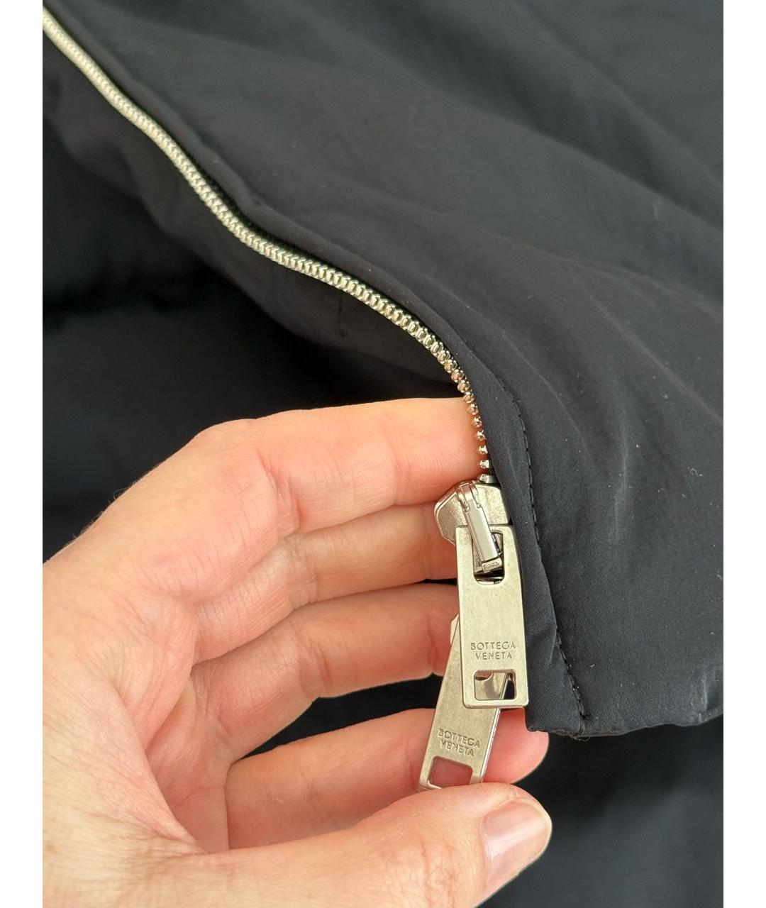 BOTTEGA VENETA Черная полиэстеровая куртка, фото 6