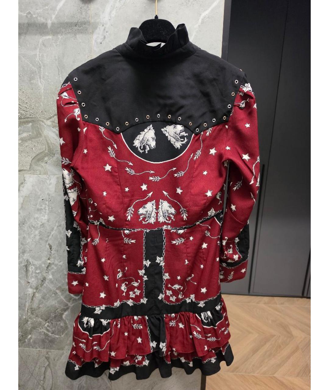 SANDRO Мульти полиэстеровое повседневное платье, фото 2