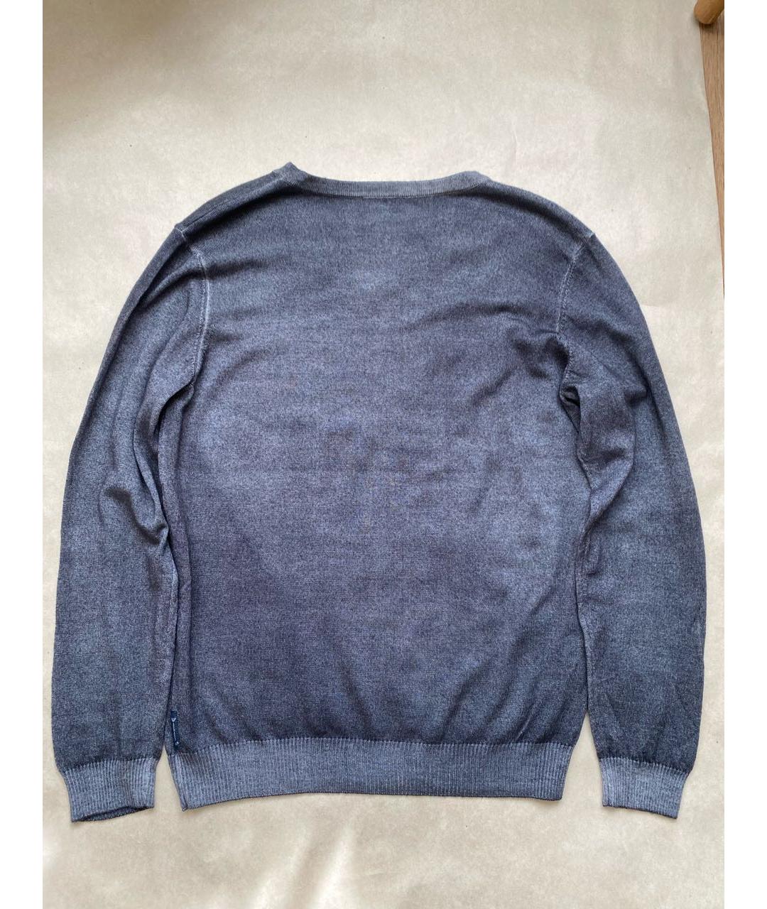 ARMANI JEANS Серый шерстяной джемпер / свитер, фото 2