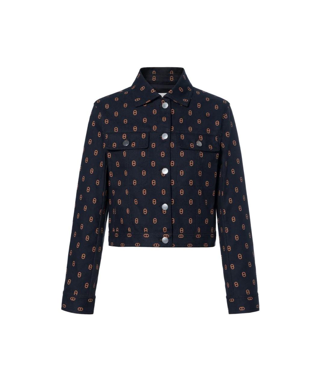 HERMES Черный деним жакет/пиджак, фото 4