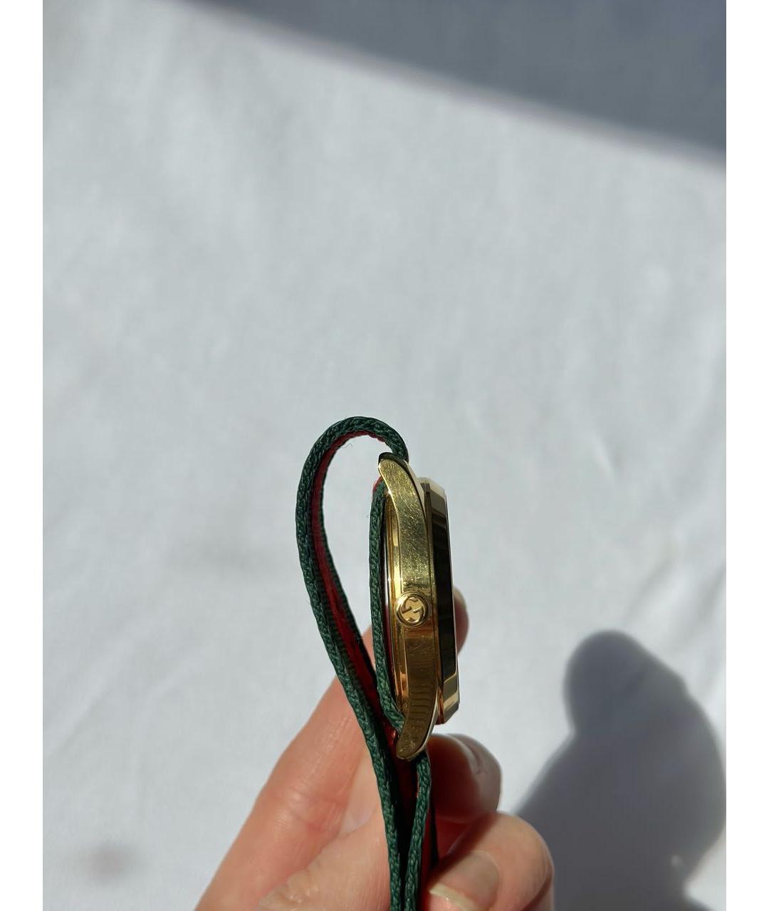 GUCCI Зеленые часы, фото 5