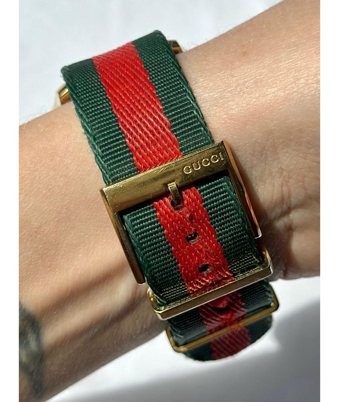 GUCCI Зеленые часы, фото 6