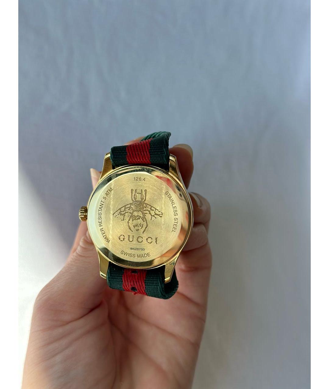 GUCCI Зеленые часы, фото 2