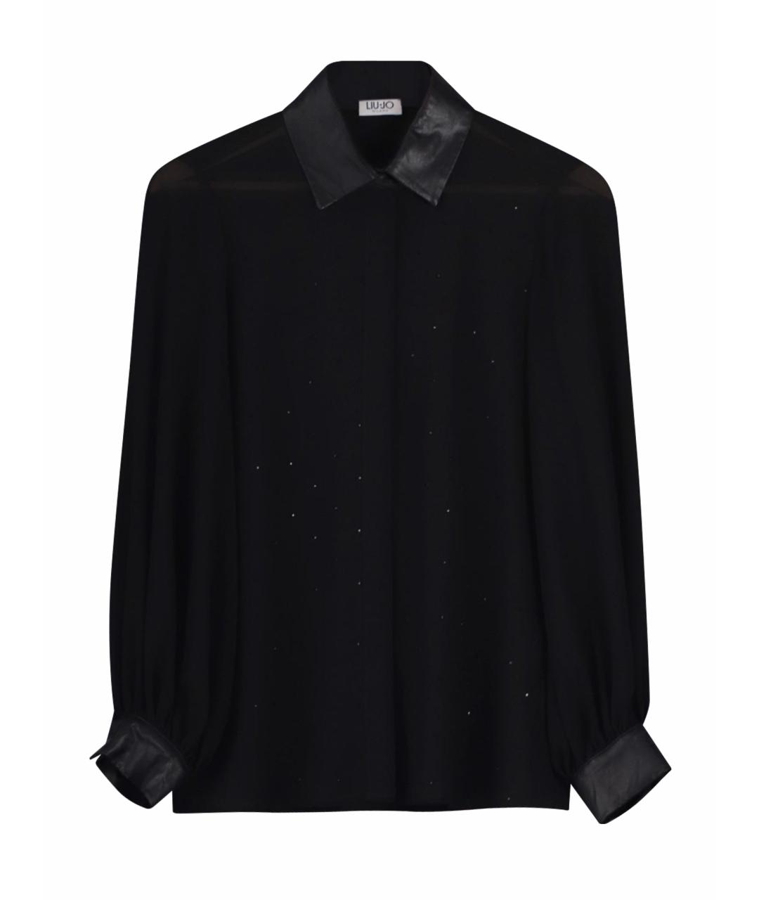 LIU JO Черная вискозная рубашка, фото 1