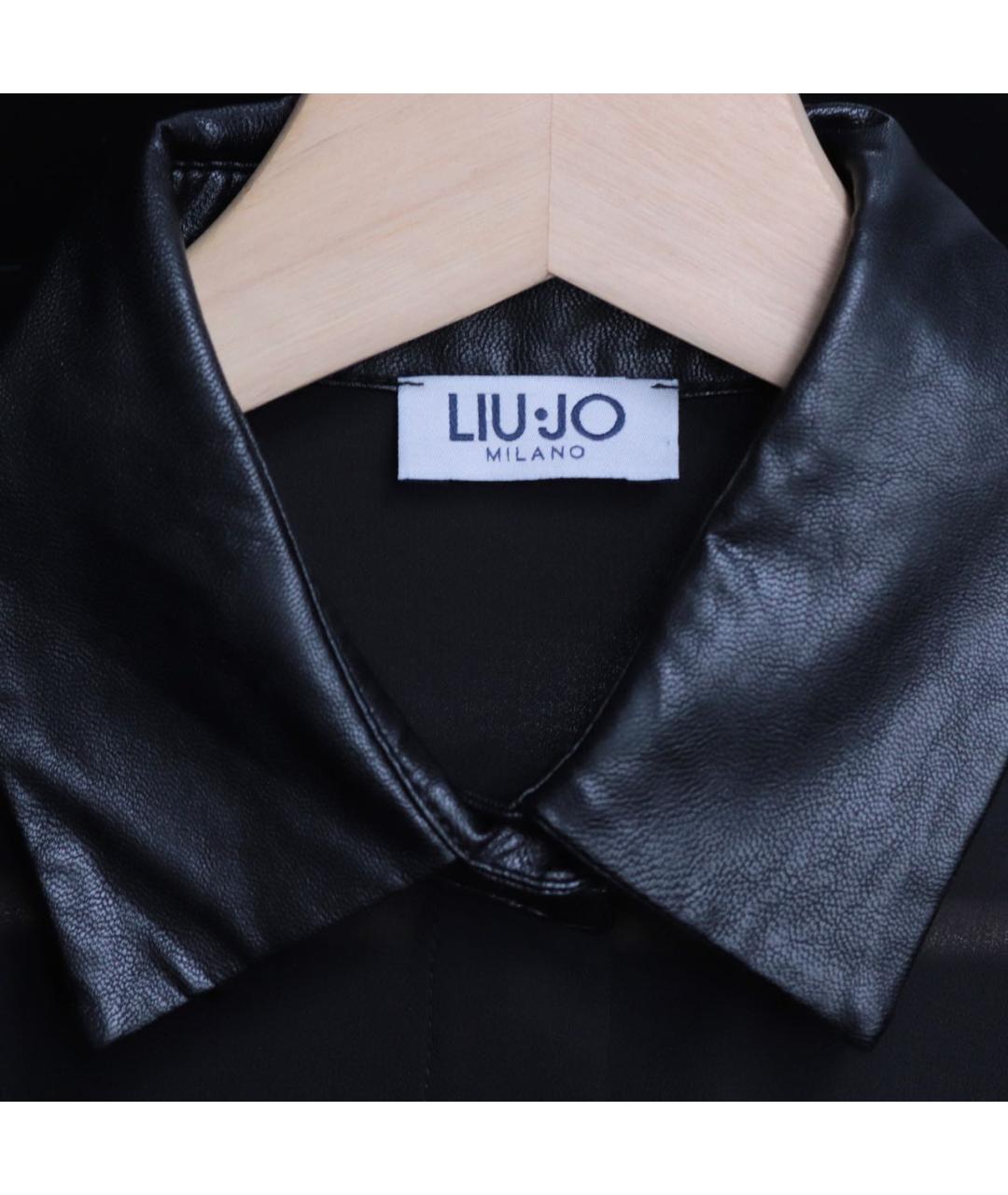 LIU JO Черная вискозная рубашка, фото 3