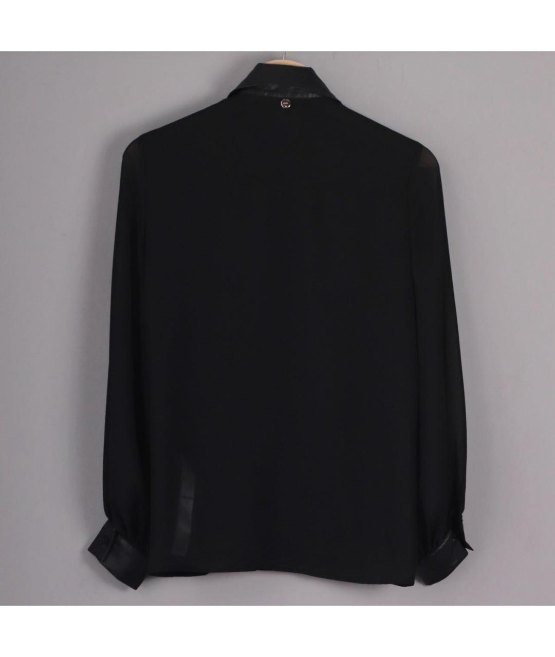 LIU JO Черная вискозная рубашка, фото 2