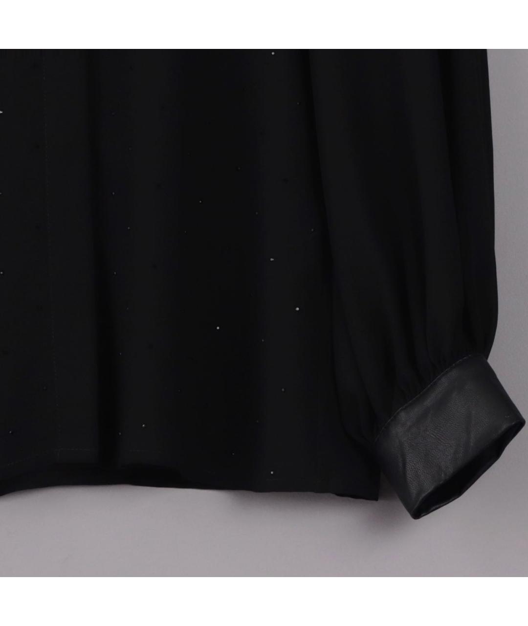 LIU JO Черная вискозная рубашка, фото 4