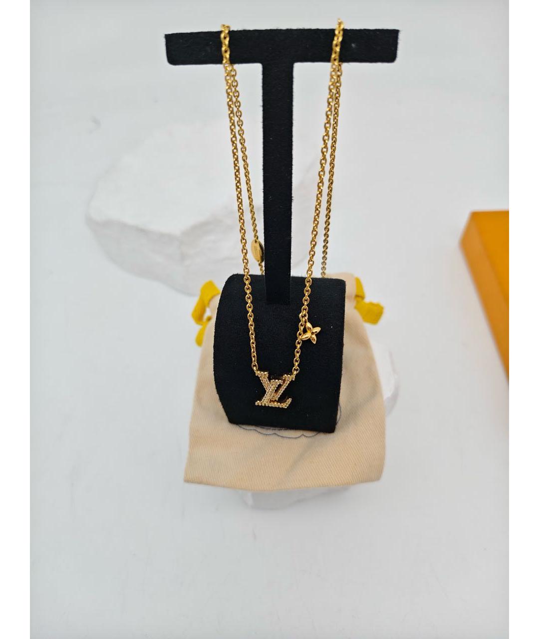 LOUIS VUITTON Золотое колье, фото 4