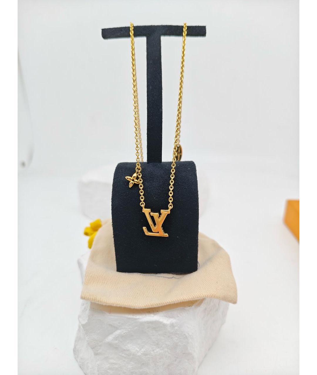 LOUIS VUITTON Золотое колье, фото 6