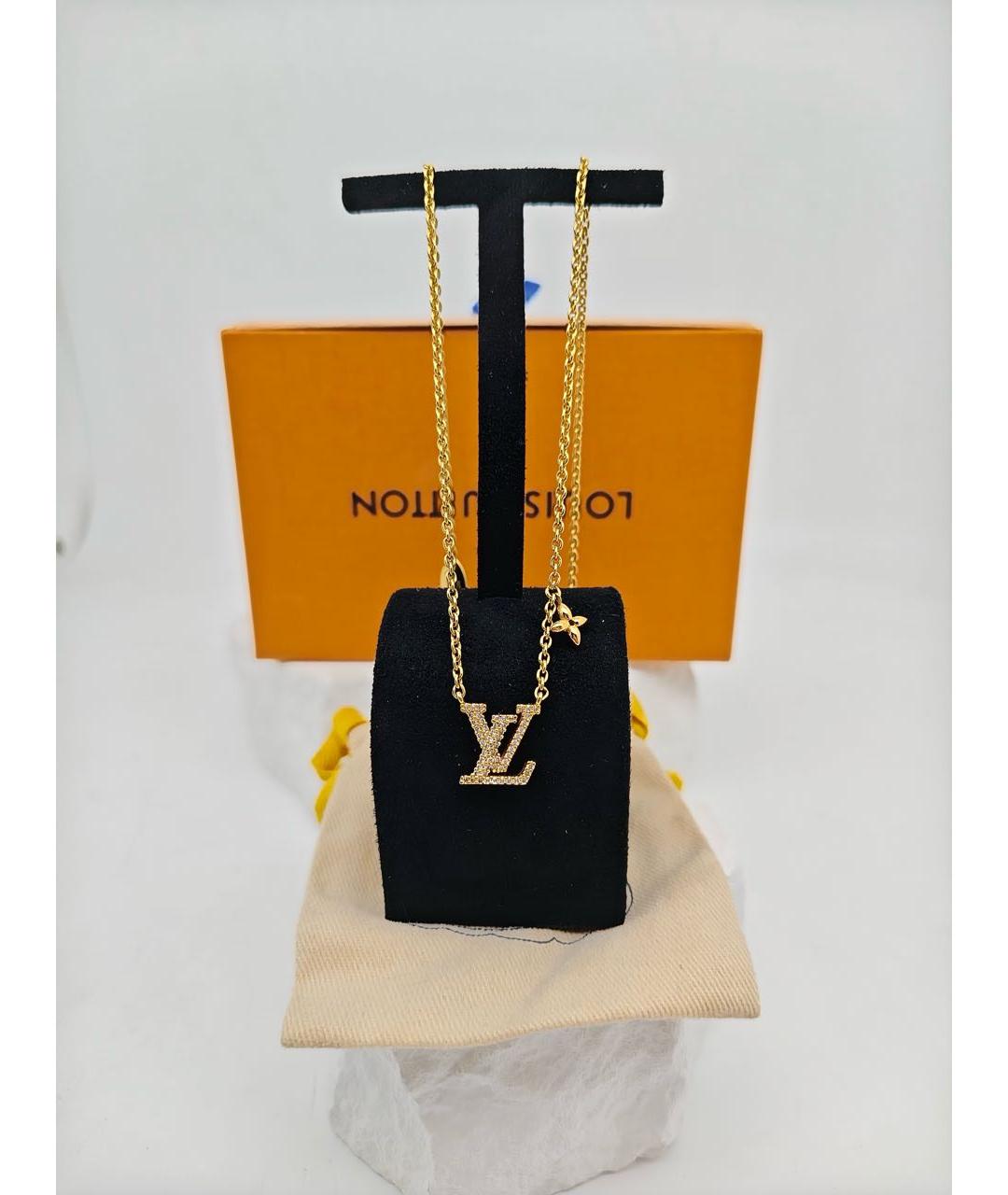 LOUIS VUITTON Золотое колье, фото 7