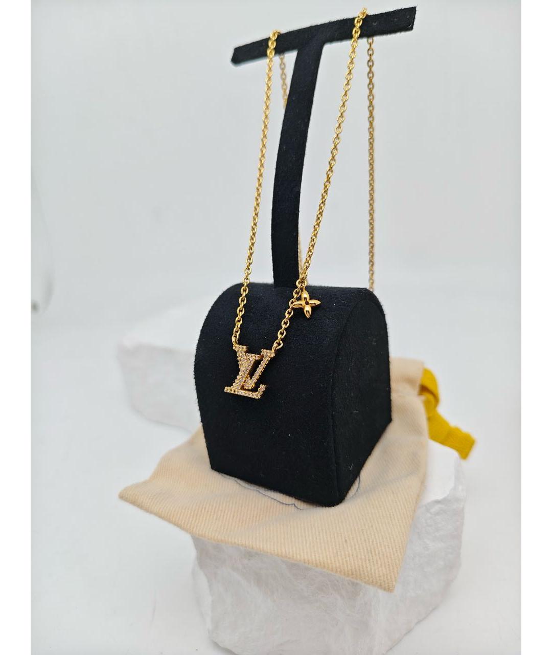 LOUIS VUITTON Золотое колье, фото 3