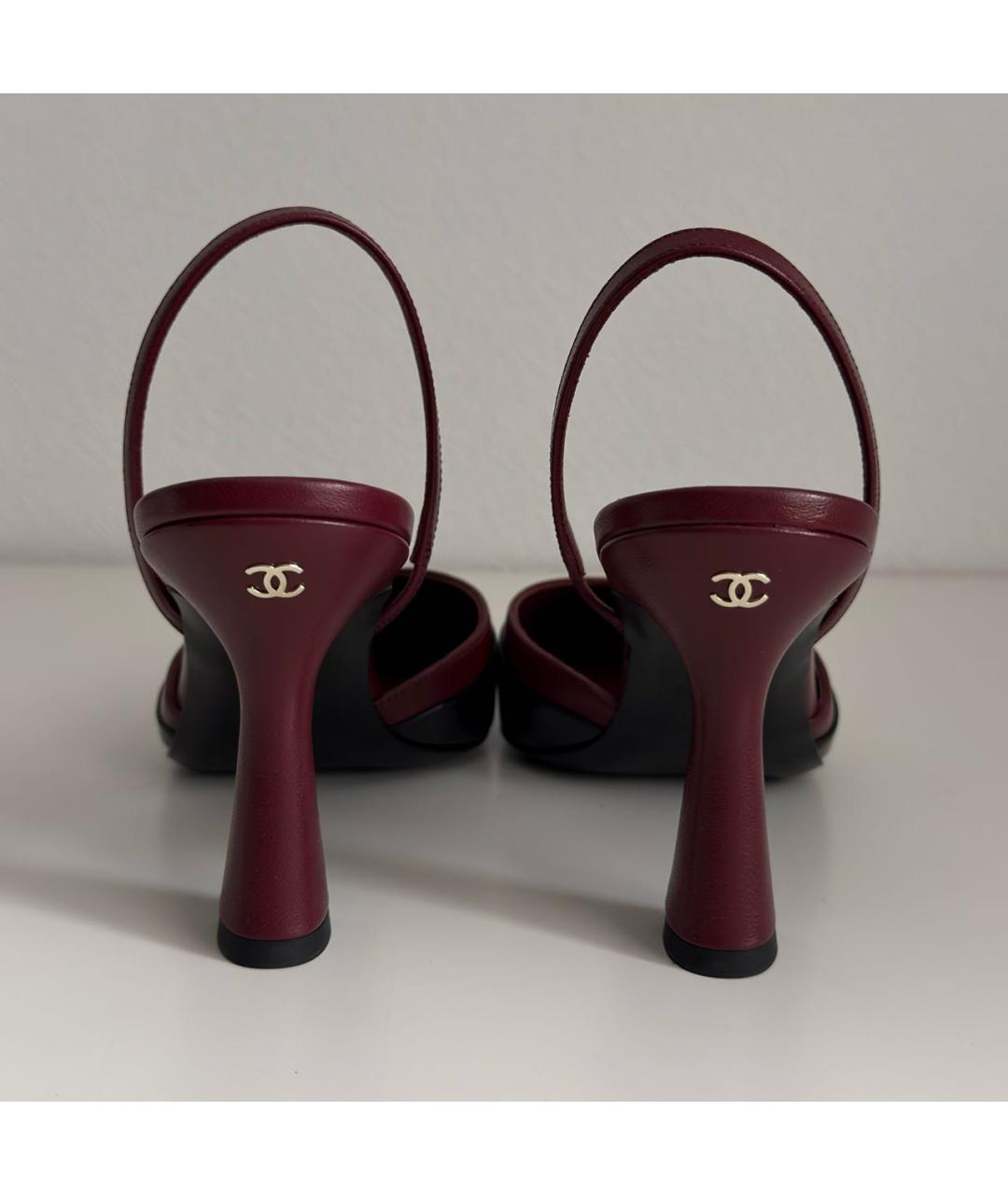 CHANEL Черные туфли из лакированной кожи, фото 4