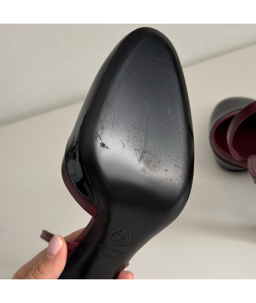 CHANEL Черные туфли из лакированной кожи, фото 7