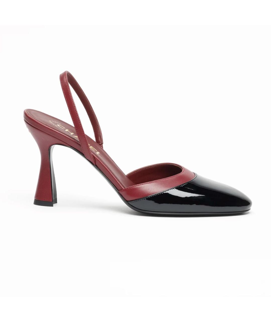 CHANEL Черные туфли из лакированной кожи, фото 8