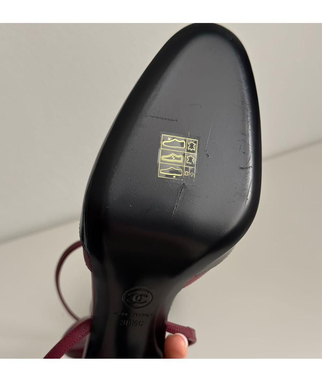 CHANEL Черные туфли из лакированной кожи, фото 6