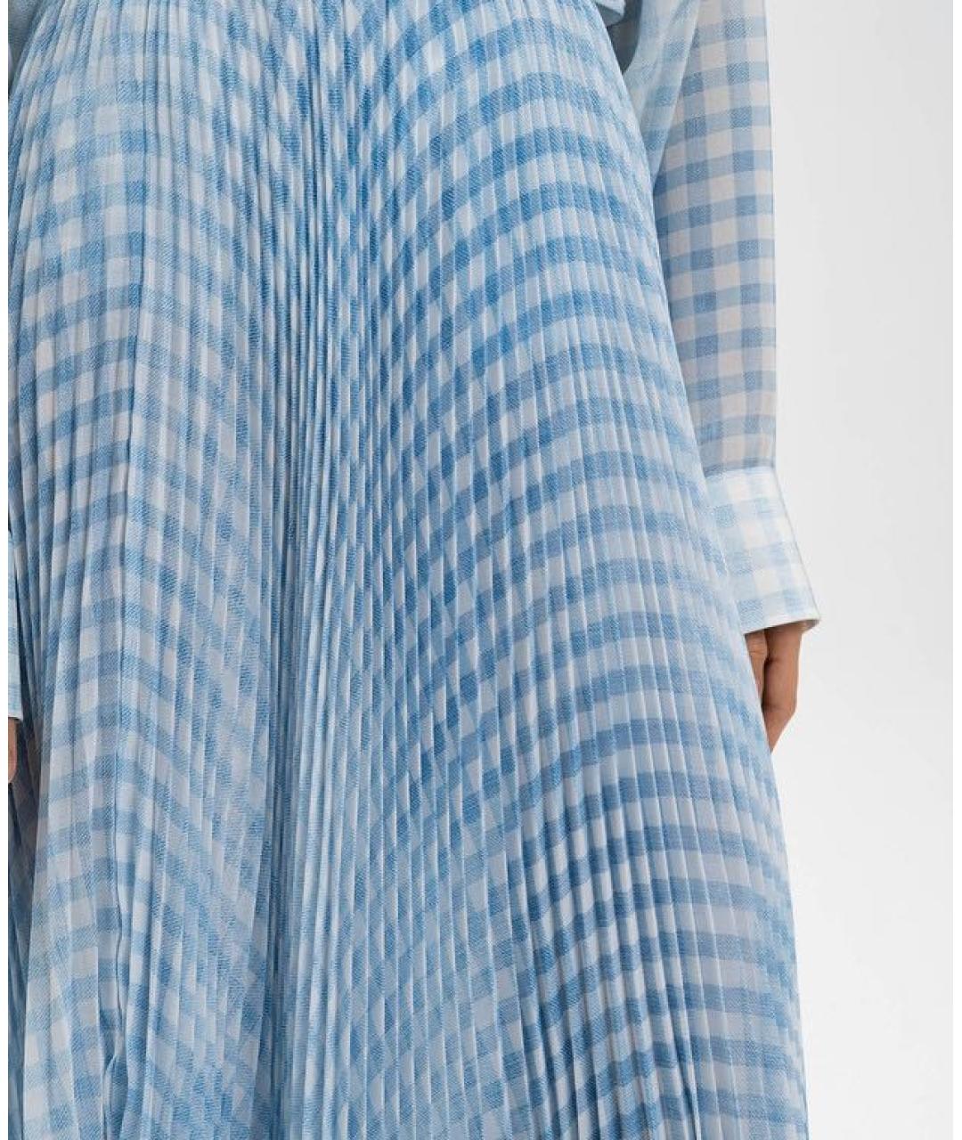 ERMANNO SCERVINO Голубая юбка миди, фото 3