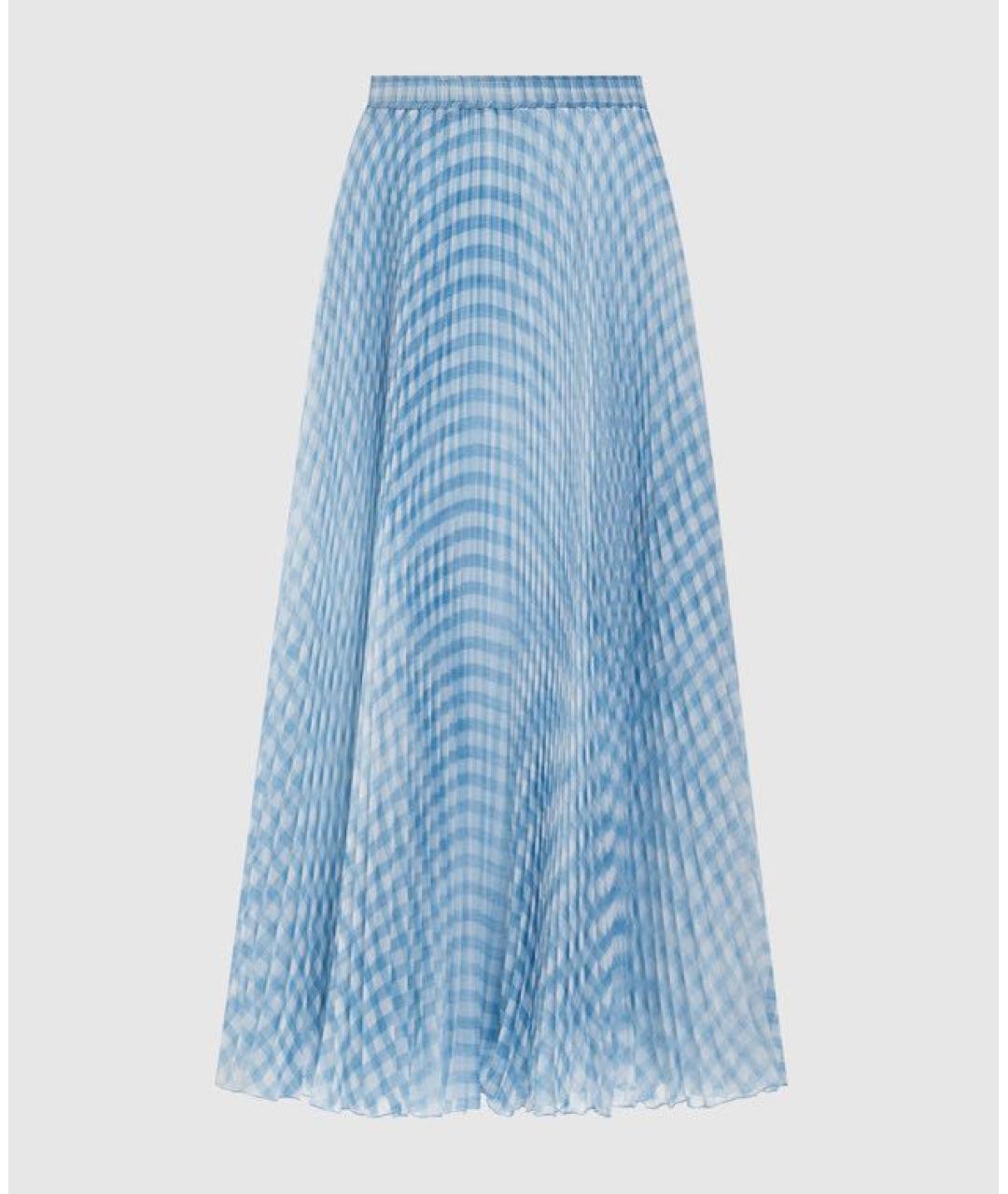 ERMANNO SCERVINO Голубая юбка миди, фото 9