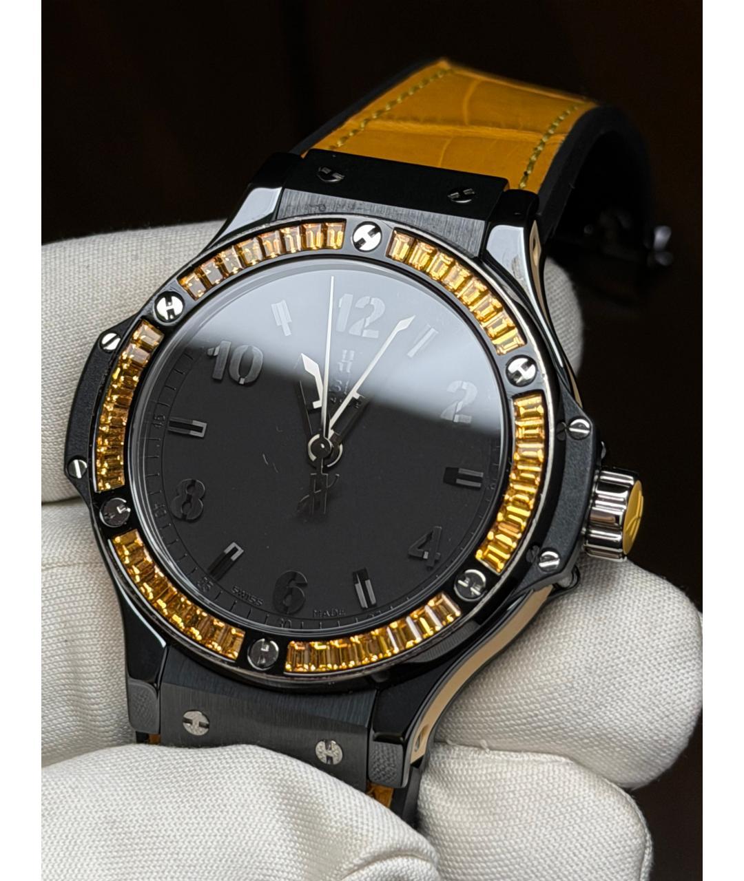 HUBLOT Черные часы, фото 4
