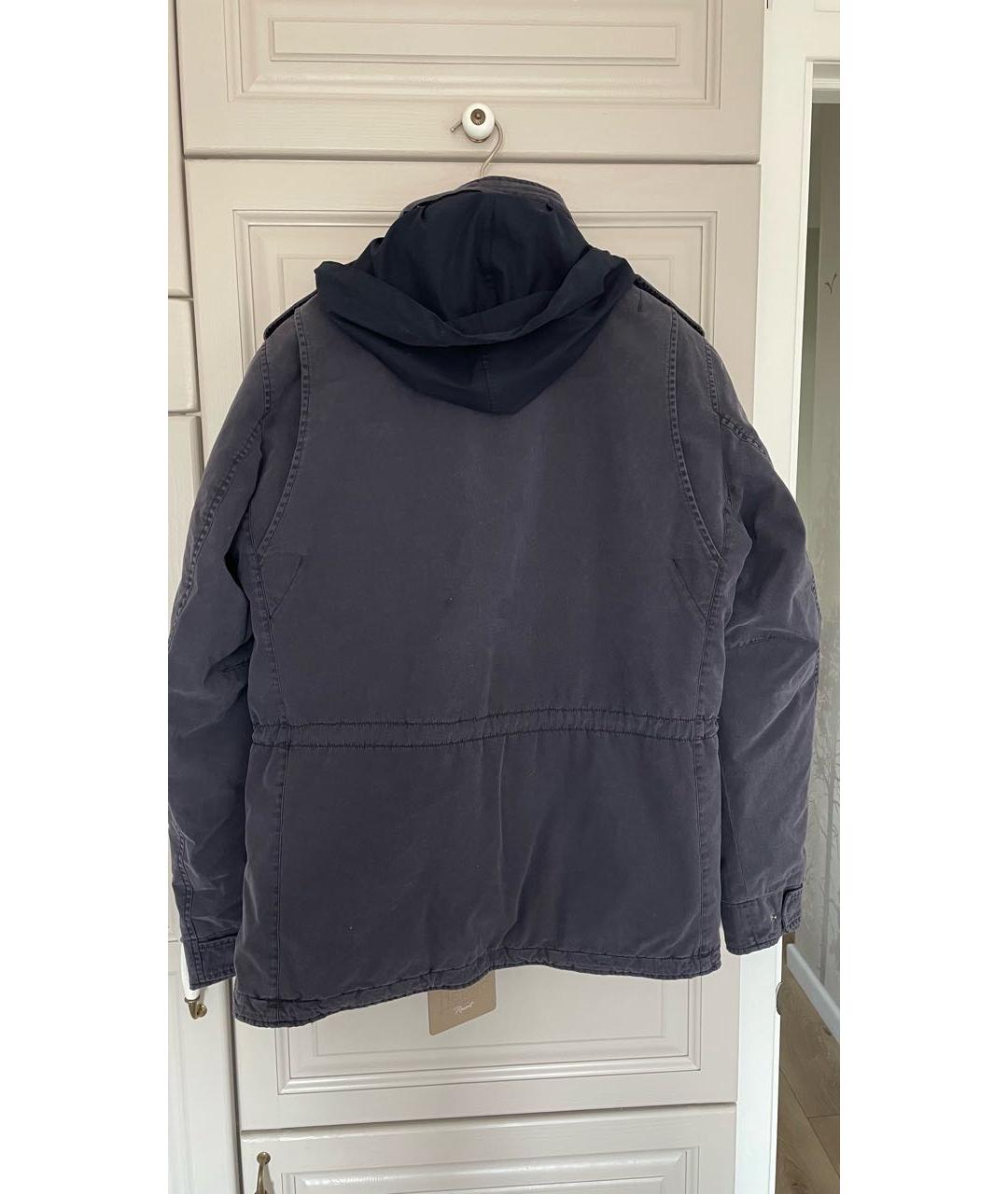 HERNO Темно-синий деним пуховик, фото 2