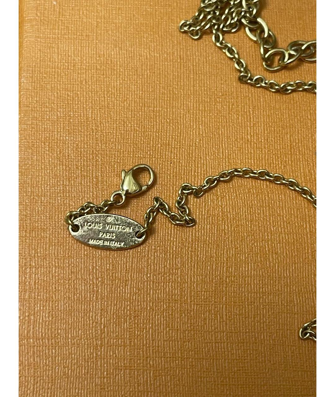 LOUIS VUITTON Золотая металлическая подвеска, фото 3