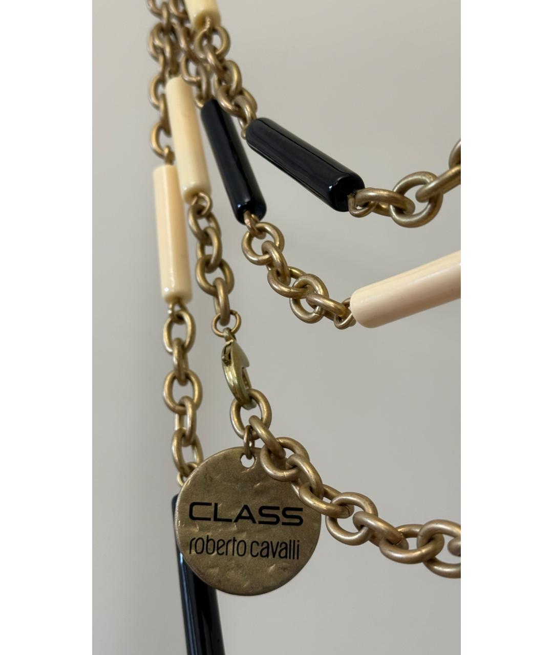 ROBERTO CAVALLI Бежевый ремень, фото 4