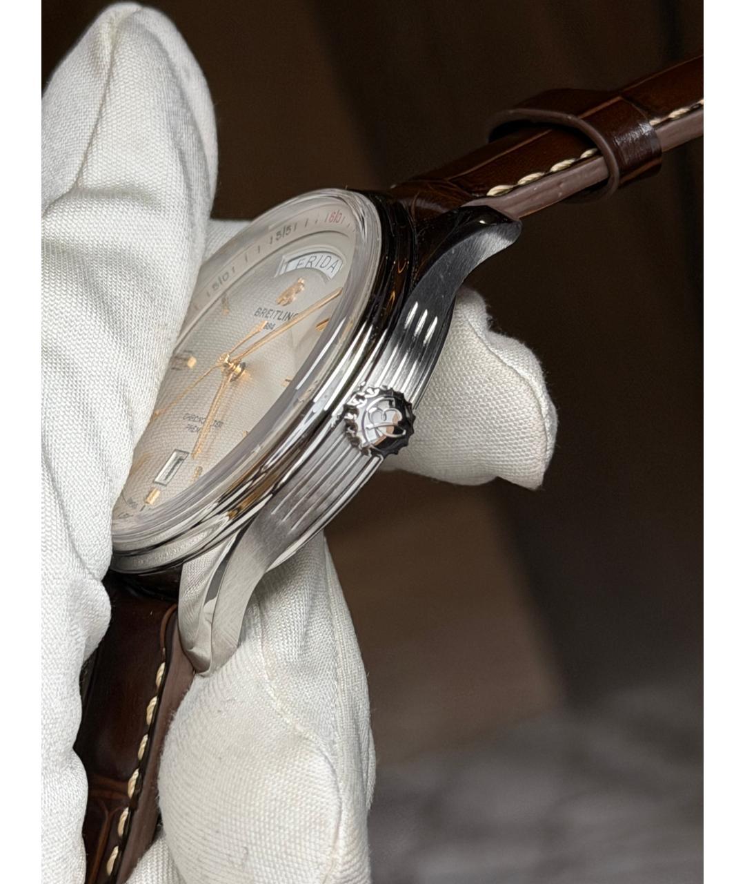 BREITLING Серебряные часы, фото 4