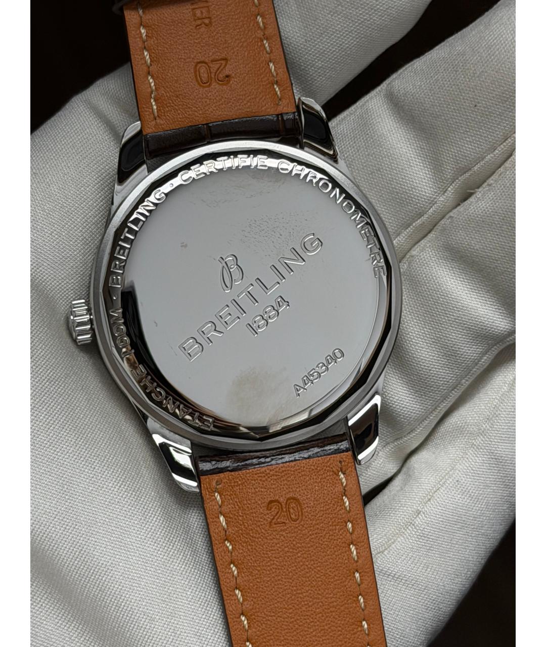 BREITLING Серебряные часы, фото 6