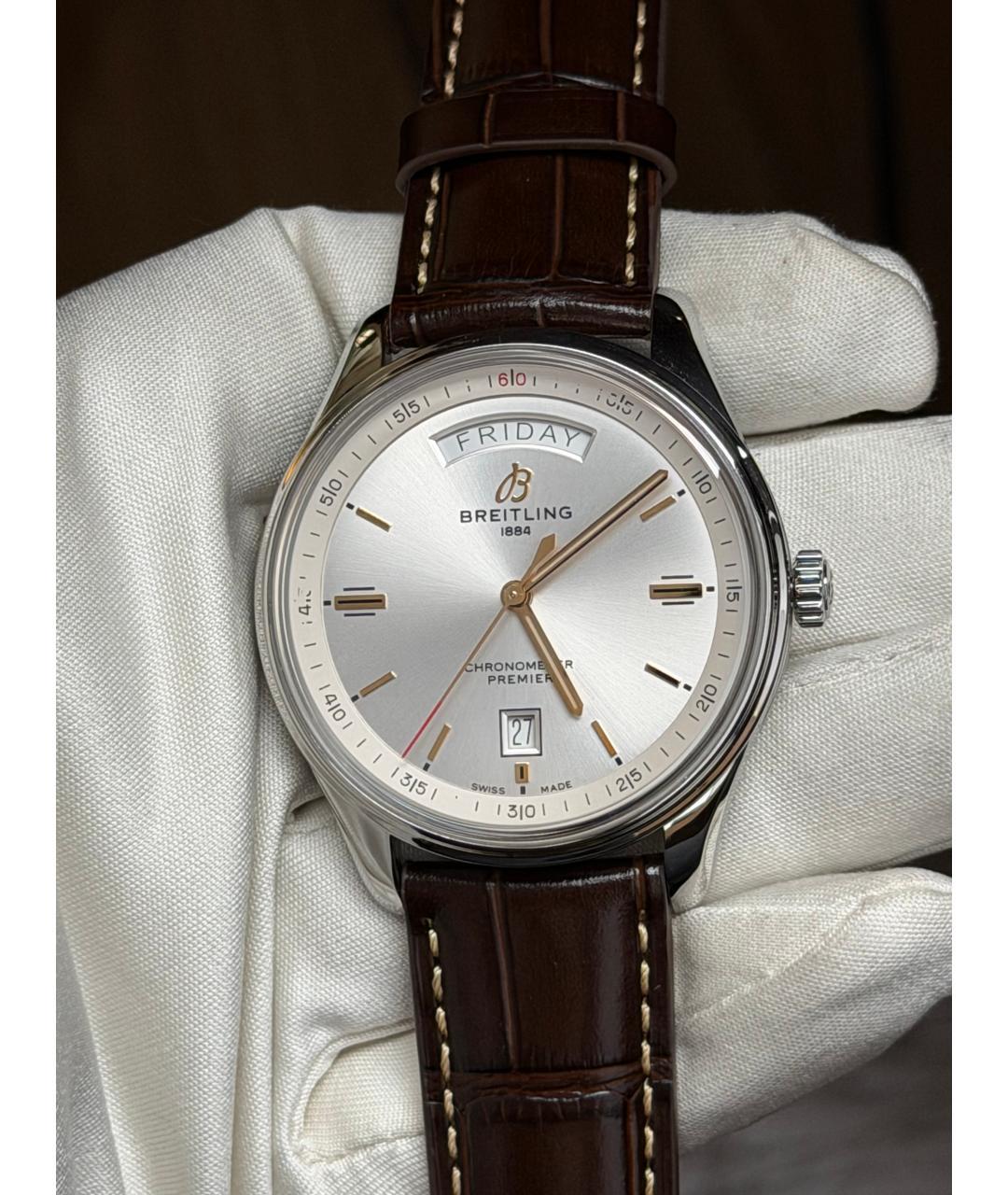 BREITLING Серебряные часы, фото 2