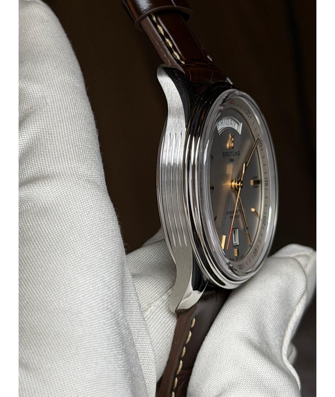 BREITLING Серебряные часы, фото 5