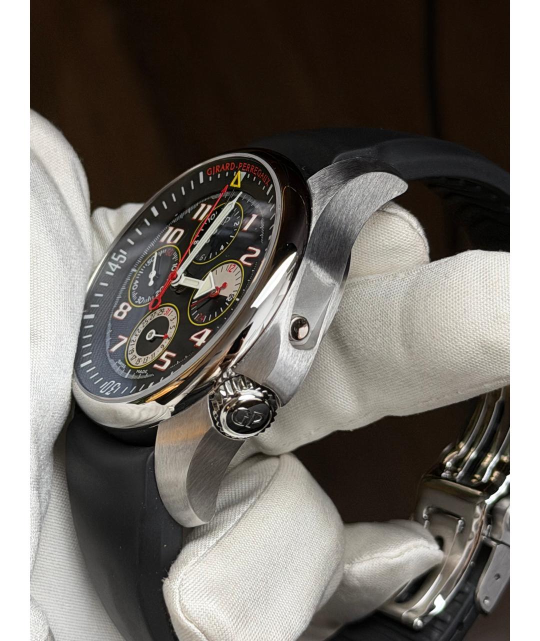 GIRARD PERREGAUX Черные часы, фото 5
