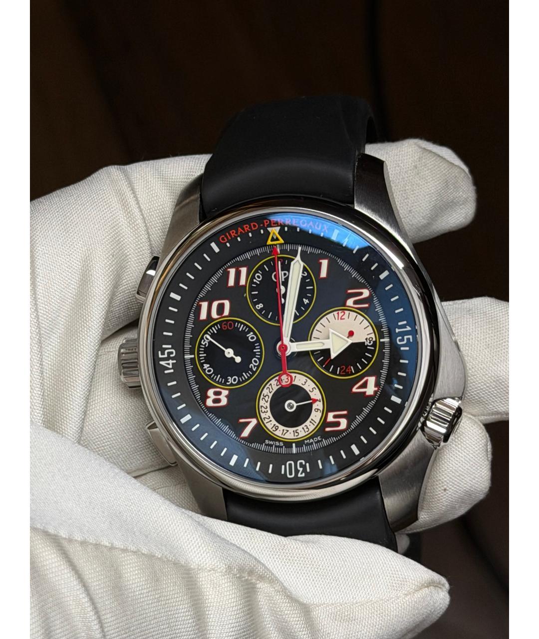 GIRARD PERREGAUX Черные часы, фото 2