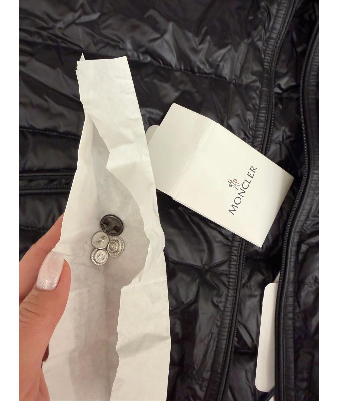 MONCLER Антрацитовый жилет, фото 5