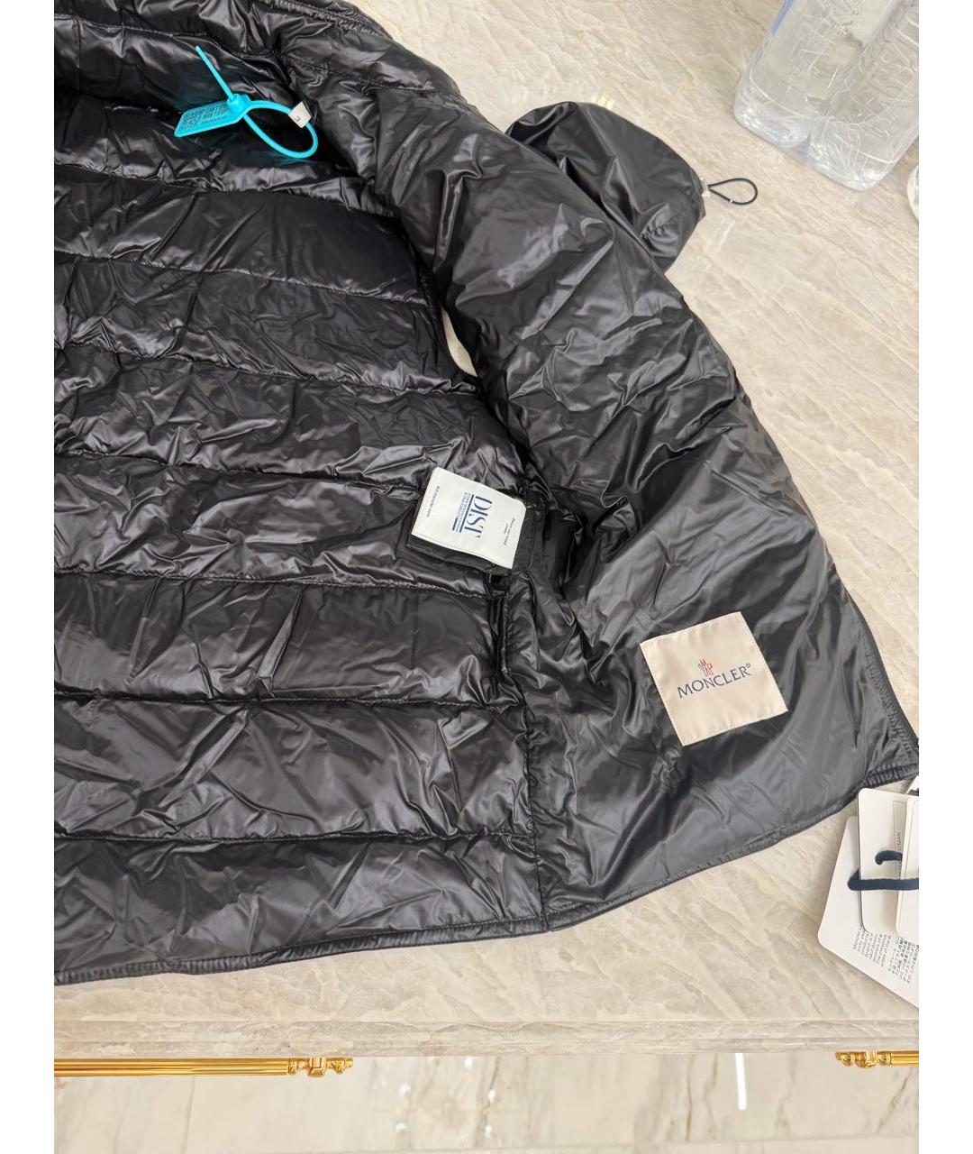 MONCLER Антрацитовый жилет, фото 6